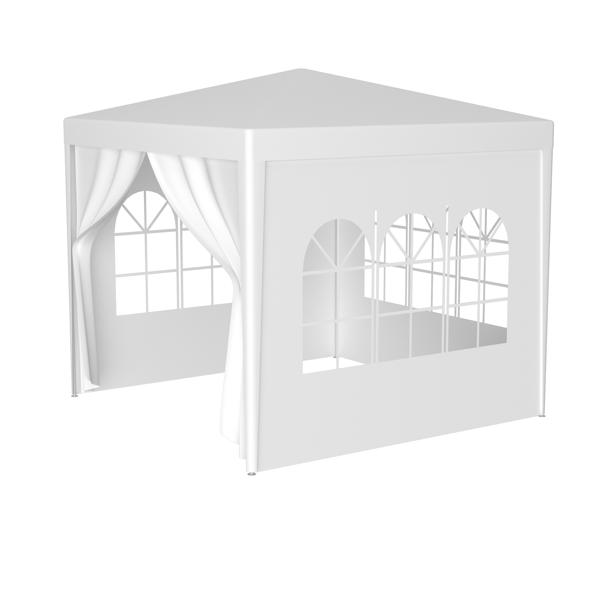 10x10 Party Tent Gazebo Canopy - Heavy Duty w/Walls-American Furniture Outlet