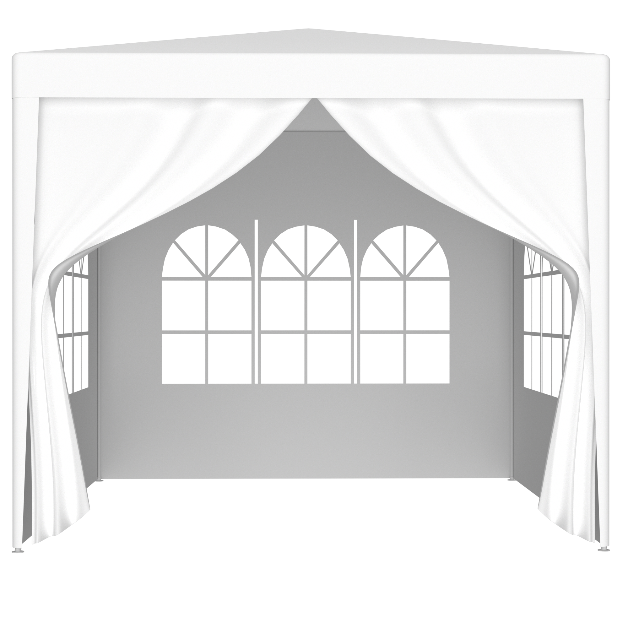 10x10 Party Tent Gazebo Canopy - Heavy Duty w/Walls-American Furniture Outlet