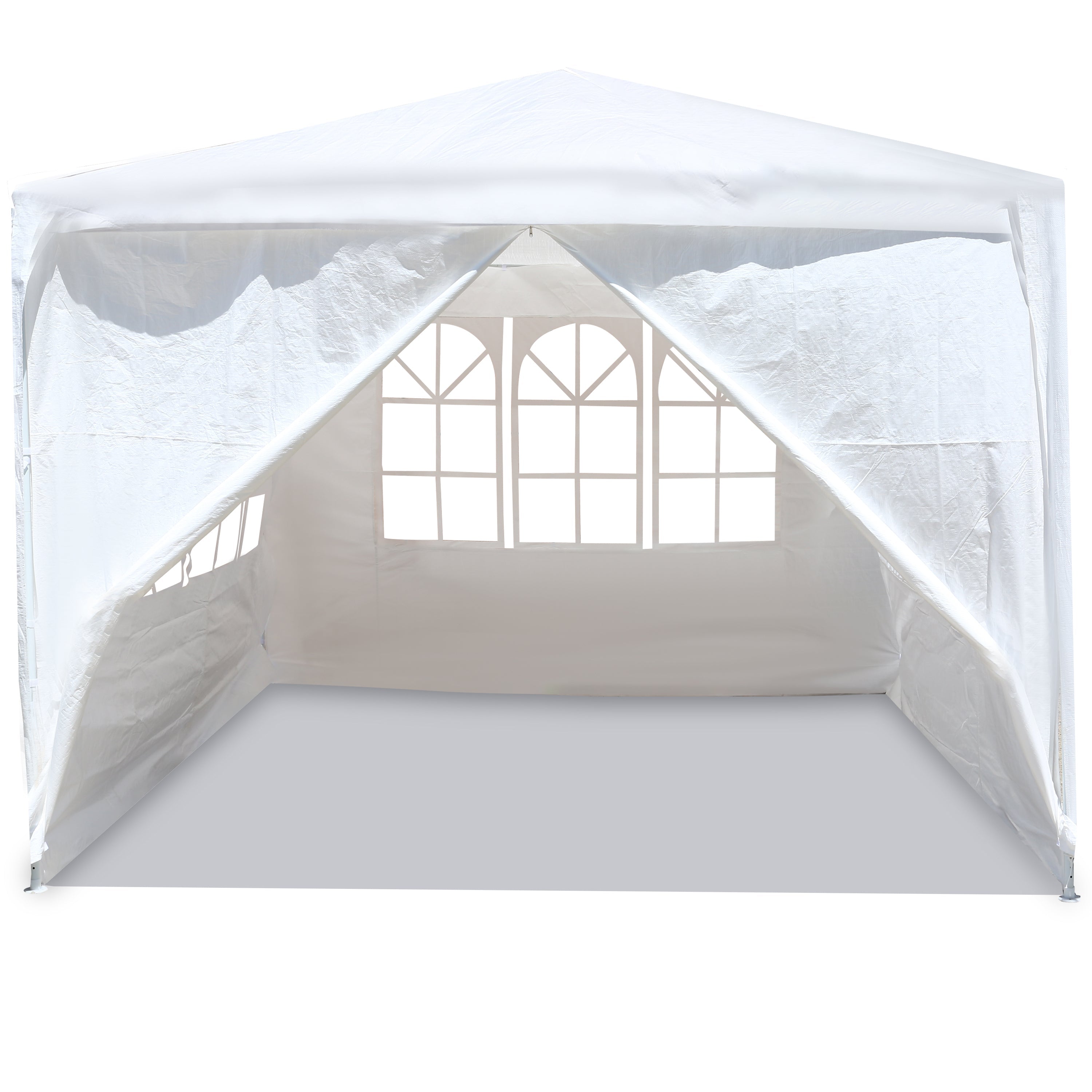 10x10 Party Tent Gazebo Canopy - Heavy Duty w/Walls-American Furniture Outlet