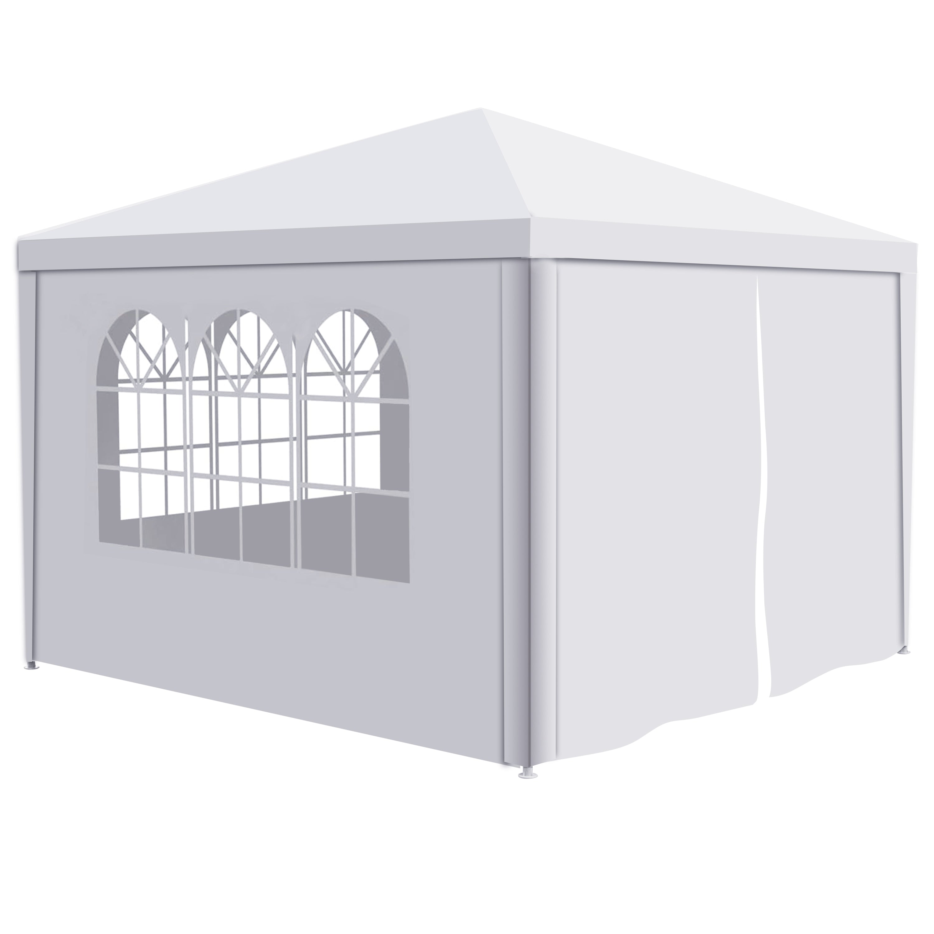 10x10 Party Tent Gazebo Canopy - Heavy Duty w/Walls-American Furniture Outlet