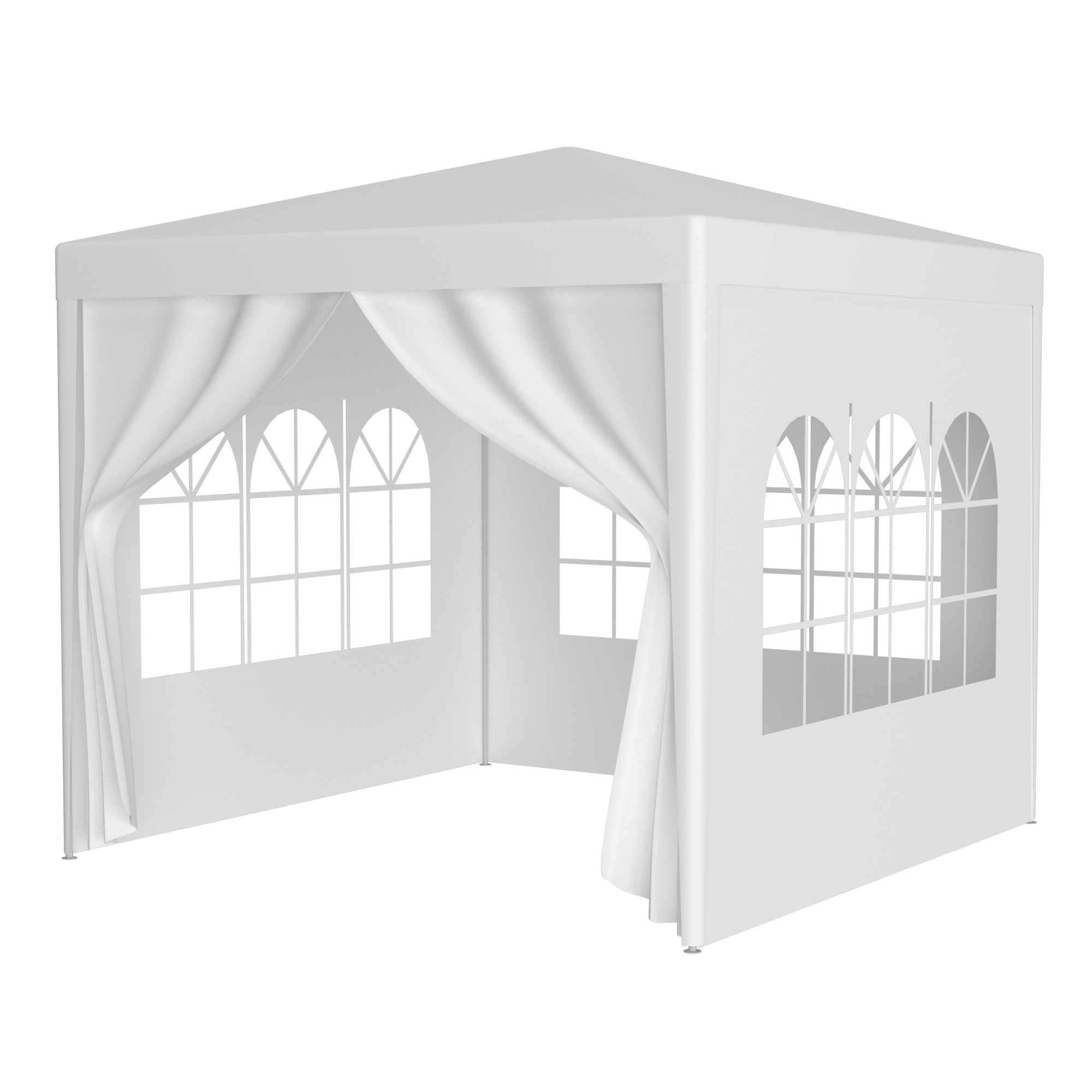 10x10 Party Tent Gazebo Canopy - Heavy Duty w/Walls-American Furniture Outlet