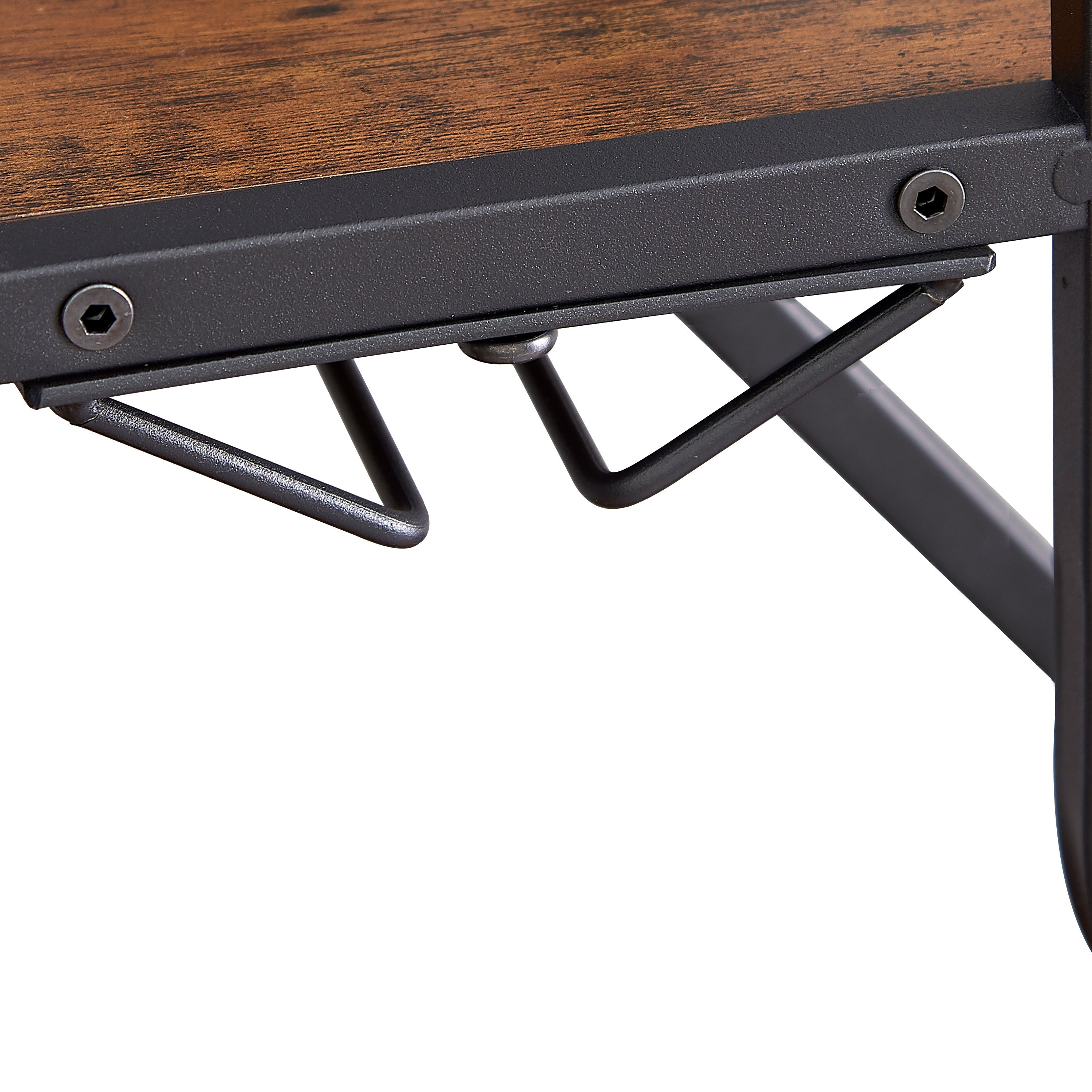11 Bottle Wine Rack with Glass Holder & Shelves - 5 Tier Freestanding-American Furniture Outlet