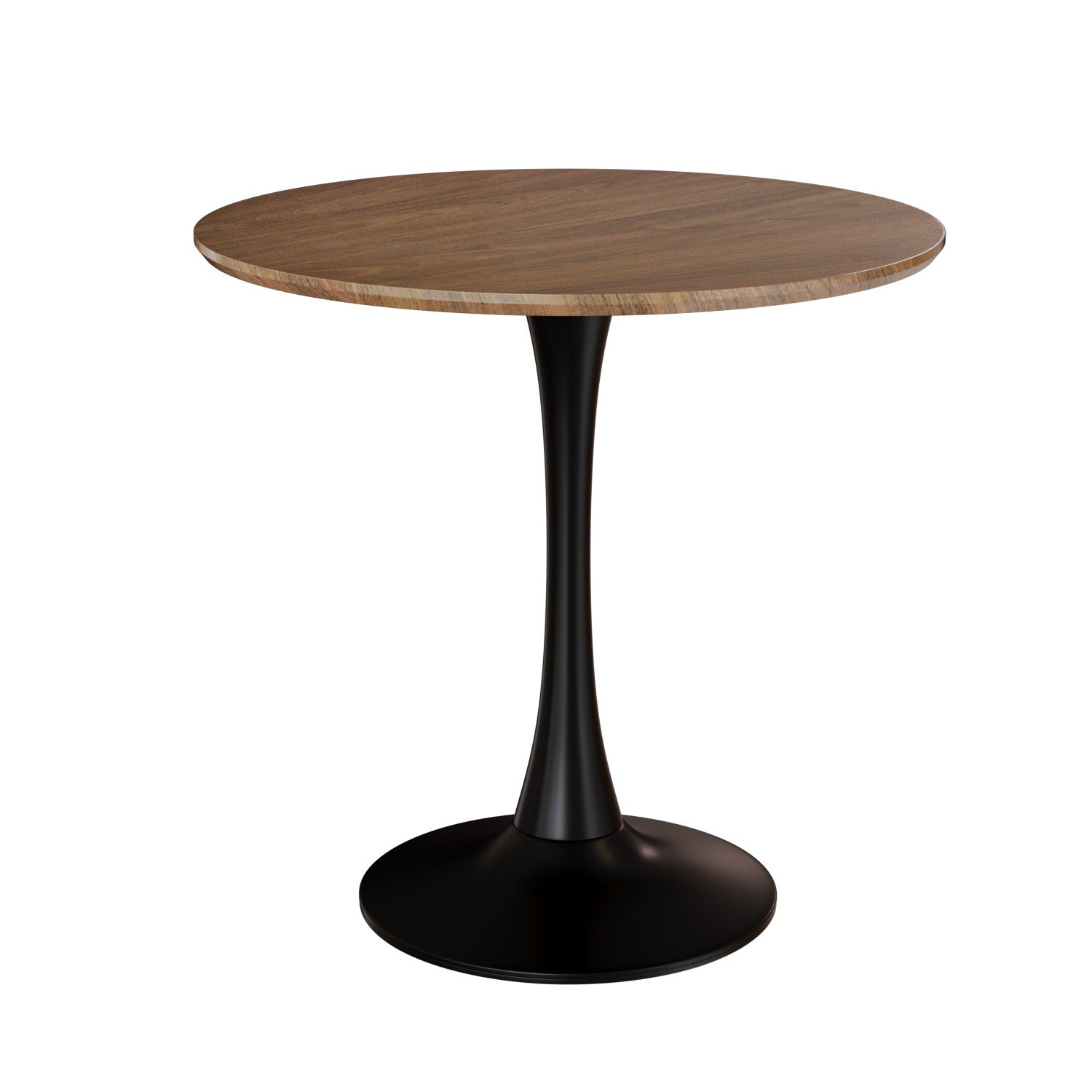Tulip Dining Table Set, 31.5" Round, Walnut