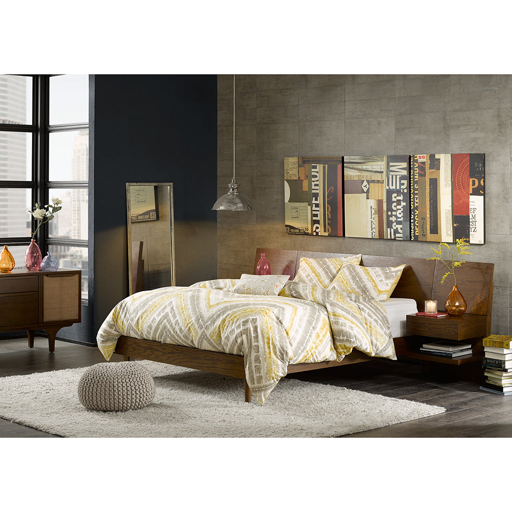 Clark King Bed with 2 Nightstands | Premium Bedroom Furniture