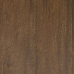 Brown wood panel rail surface texture, close-up