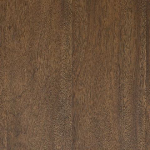 Brown wood-look mirror frame texture, close-up