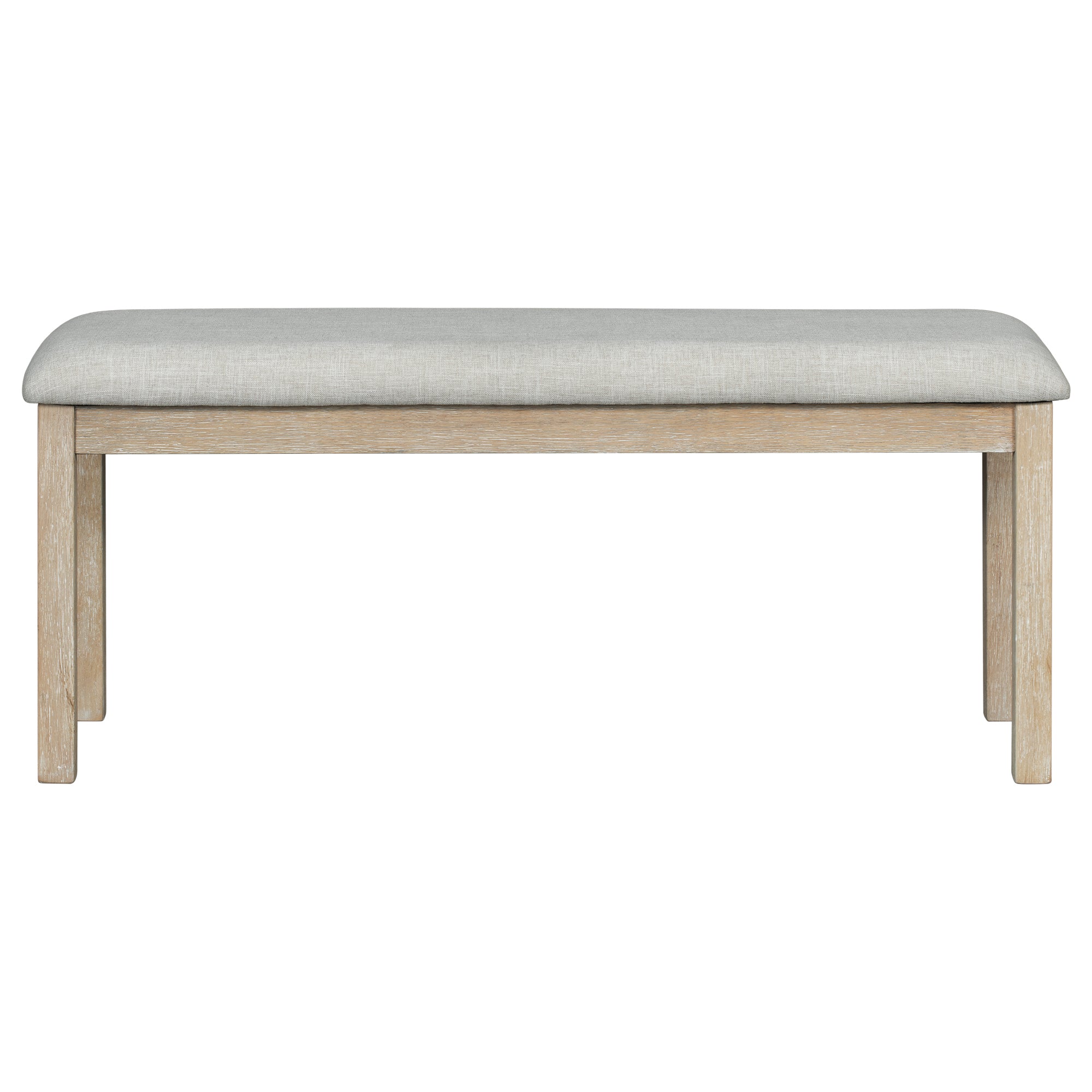 6-Piece Rubber Wood Dining Set