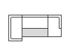 3 Pc. Right Arm Facing Chaise Sleeper Sectional