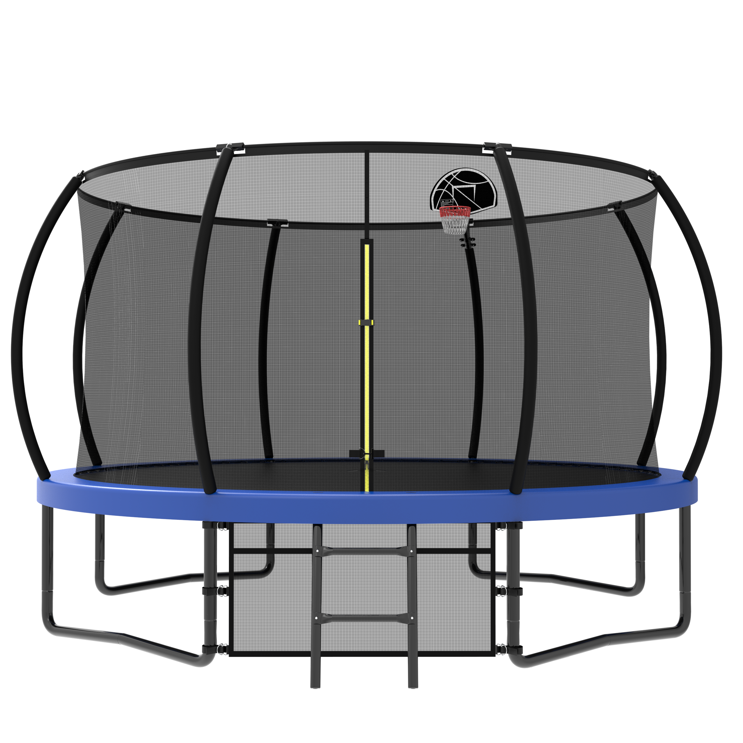 12FT Kids Trampoline with Enclosure Net & Ladder-American Furniture Outlet