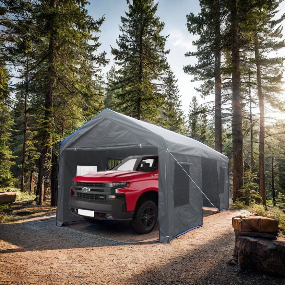 12x20 Heavy Duty Party Tent - Outdoor Canopy Carport-American Furniture Outlet