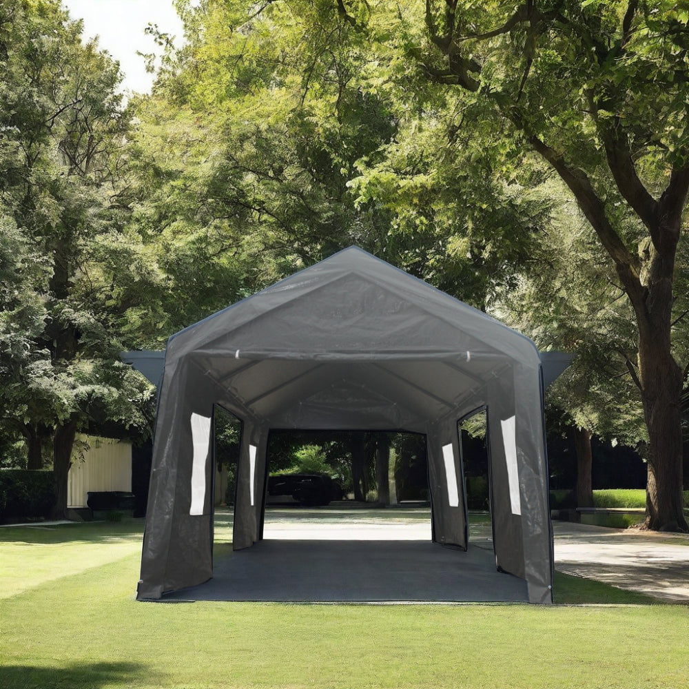 12x20 Heavy Duty Party Tent - Outdoor Canopy Carport-American Furniture Outlet