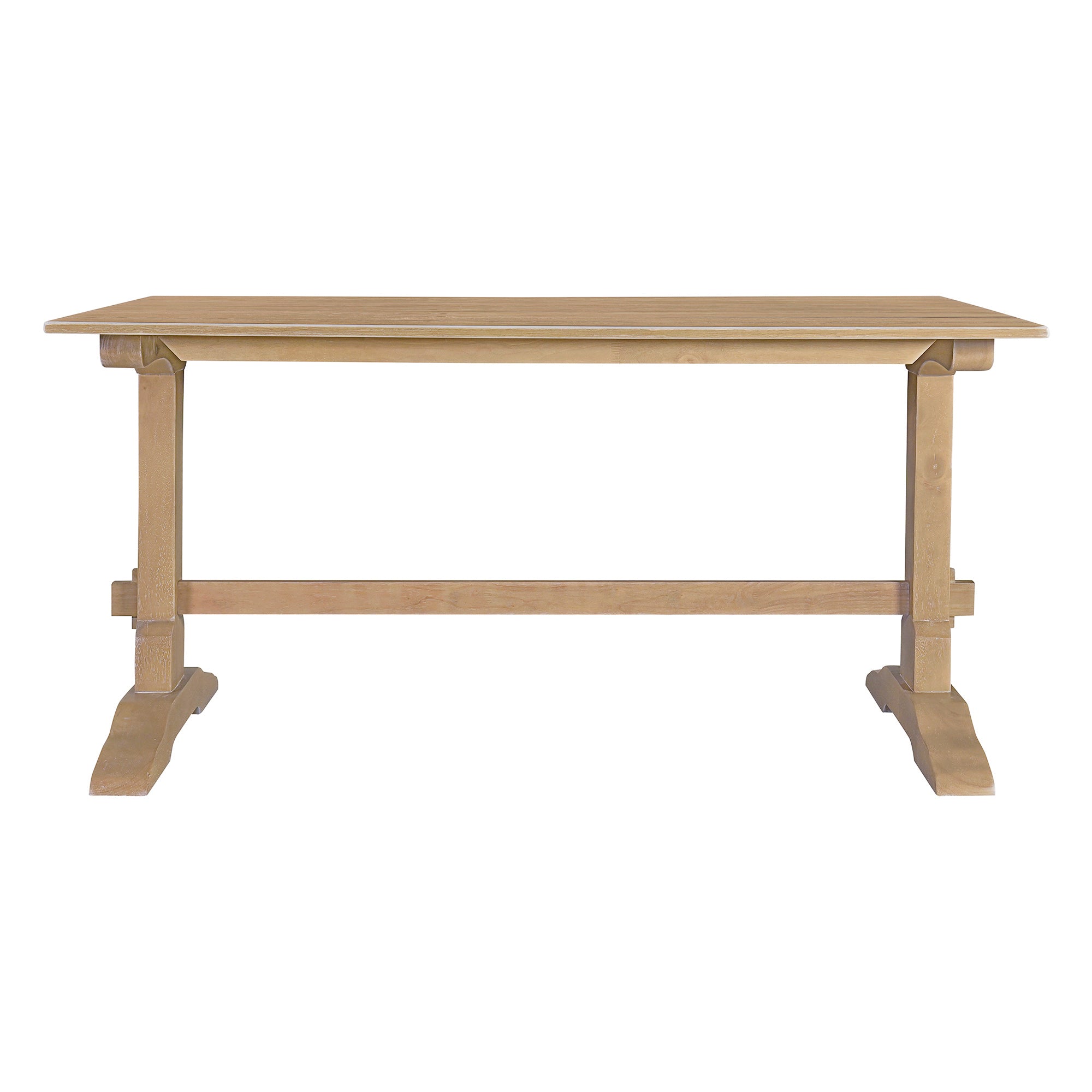 Retro 3-Piece Dining Set (Natural Wood)