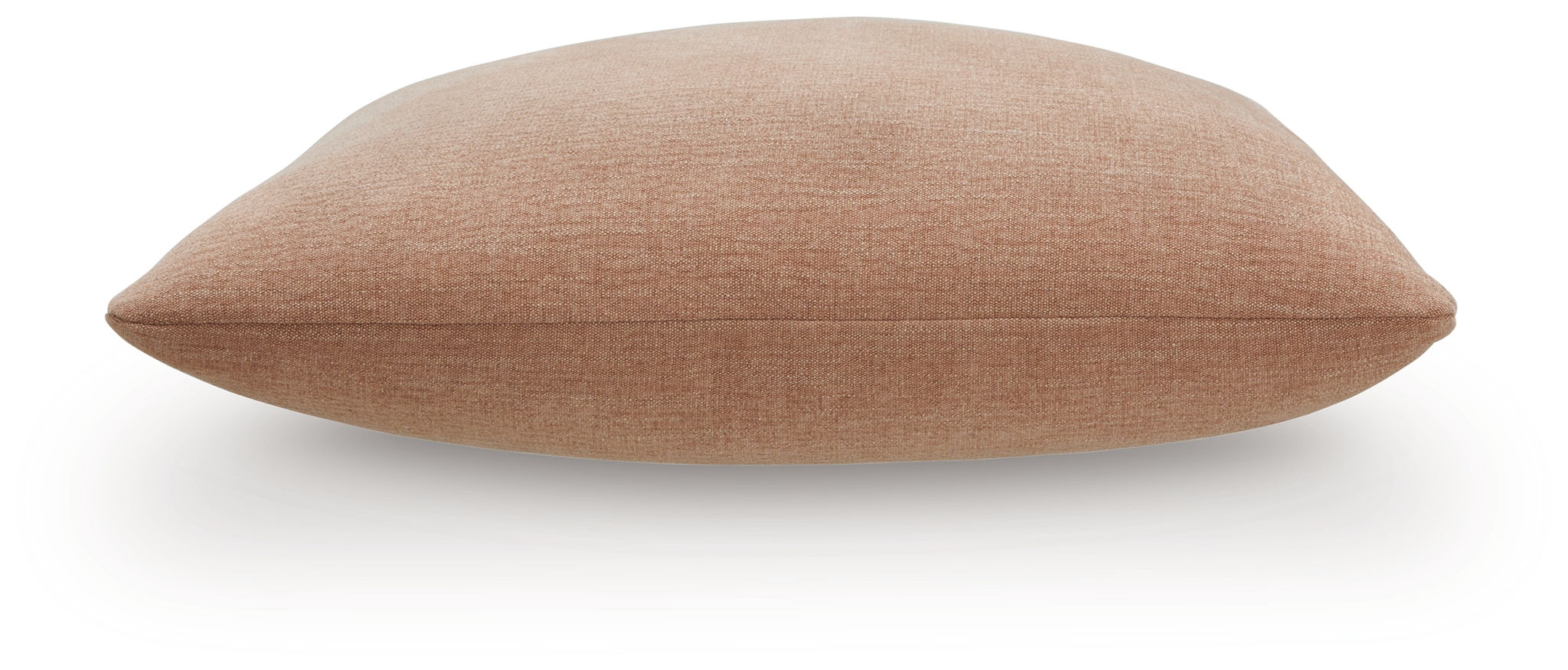Brockbert light brown square pillow, textured cover