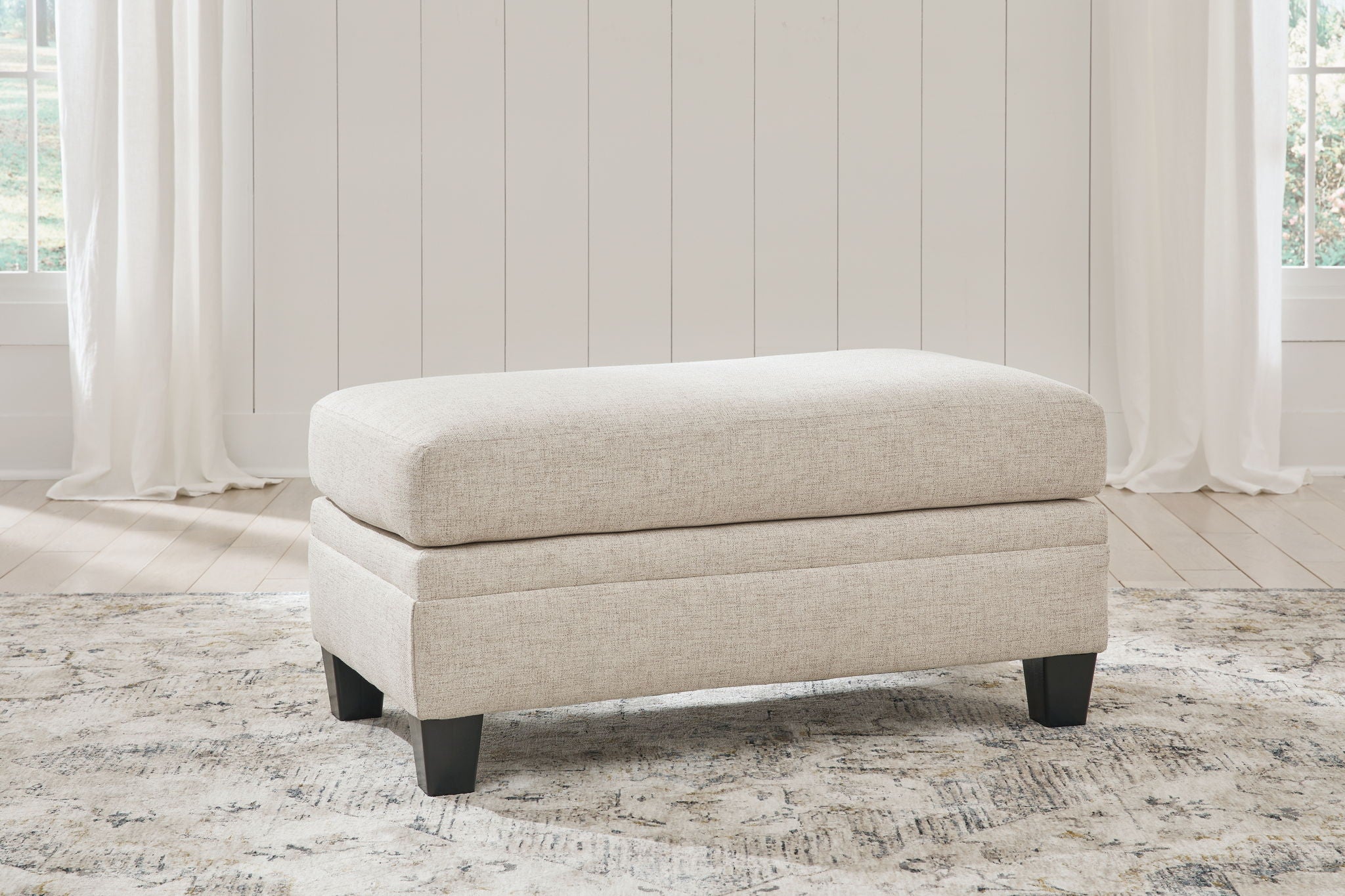 Bralynn - Linen - Ottoman
