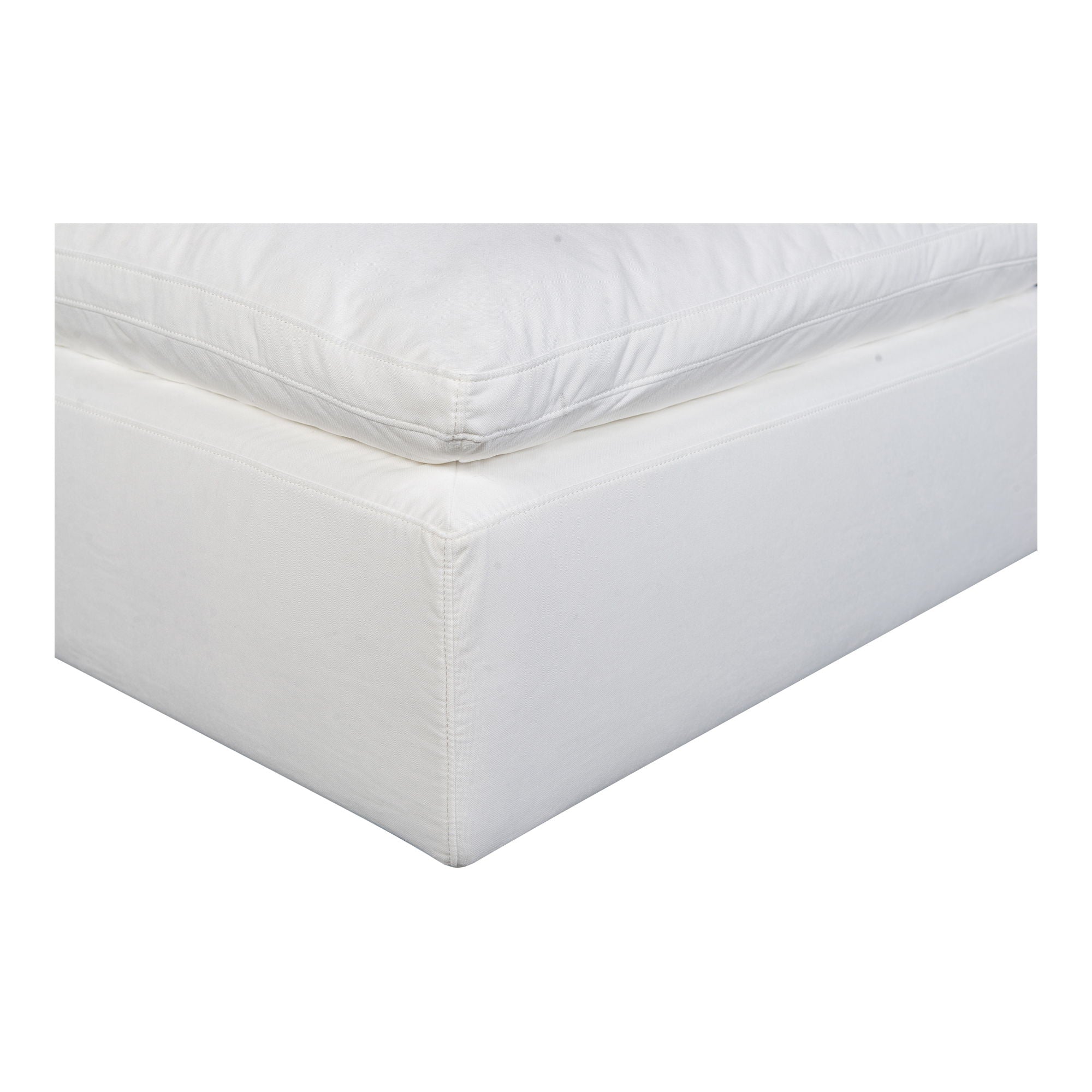 Terra - Condo Ottoman Livesmart Fabric - Cream