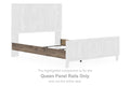 Rusticott - Queen Panel Rails - Brown