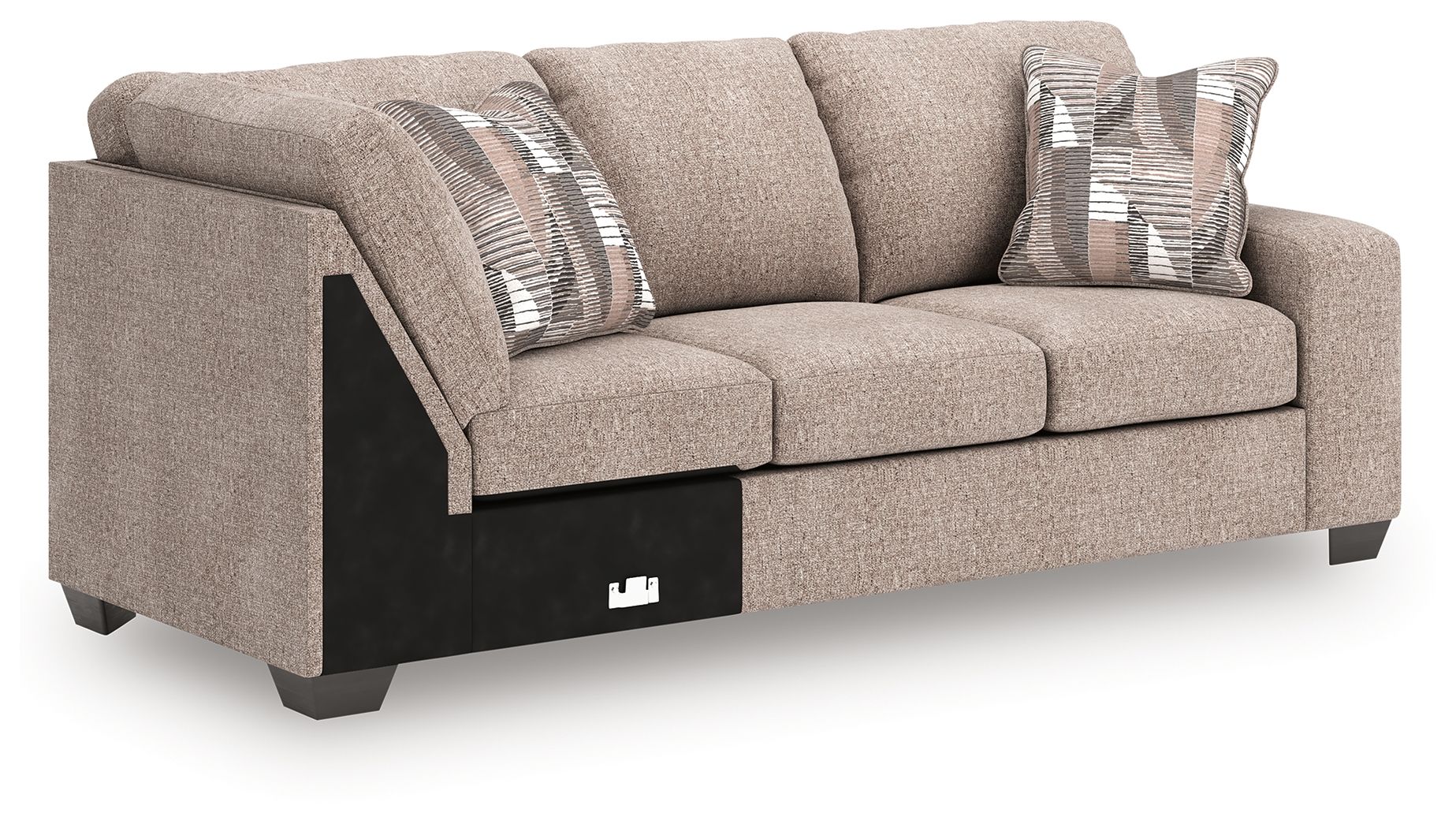 Seyler Lane - Beige - RAF Sofa With Corner Wedge