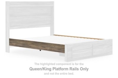 Elbrim - Brown - Queen/King Platform Rails