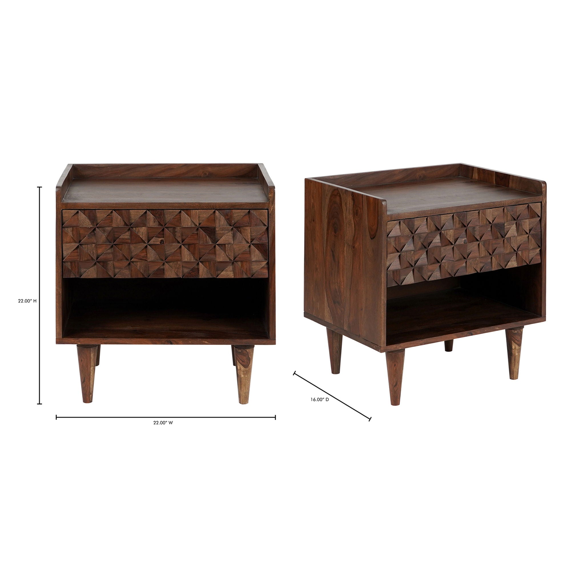 Pablo - Nightstand - Walnut