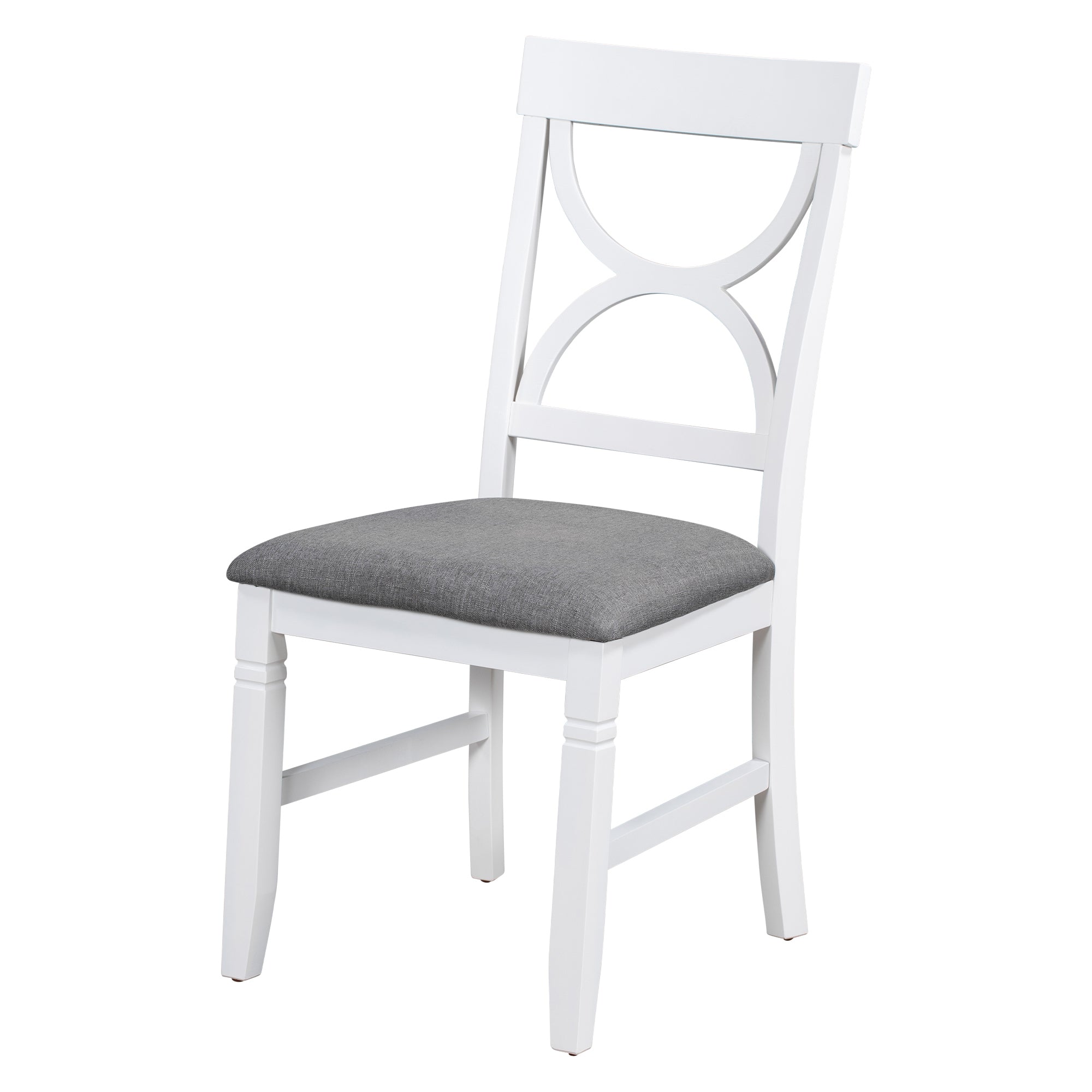 6-Piece Farmhouse Dining Set w/ Bench & Chairs