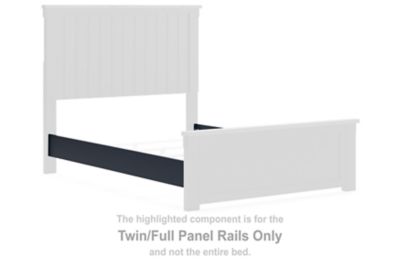 Landocken - Brown / Blue - Twin/Full Panel Rails