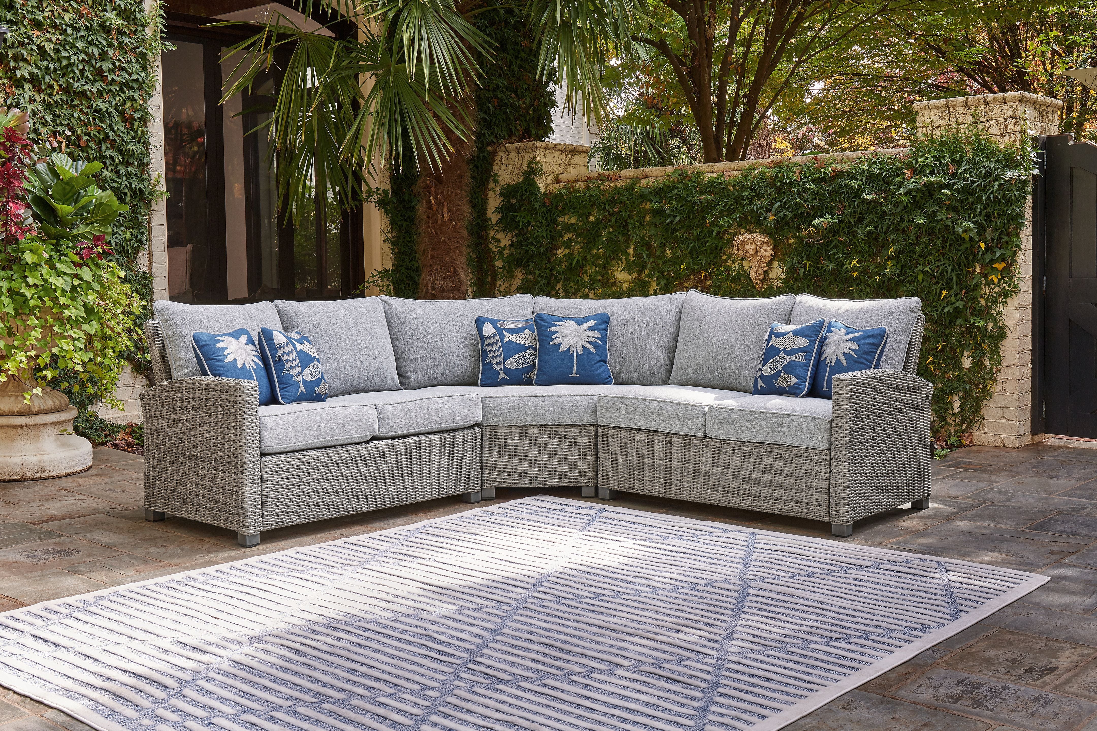 Naples Beach - Sectional Lounge-Stationary Sectionals-American Furniture Outlet
