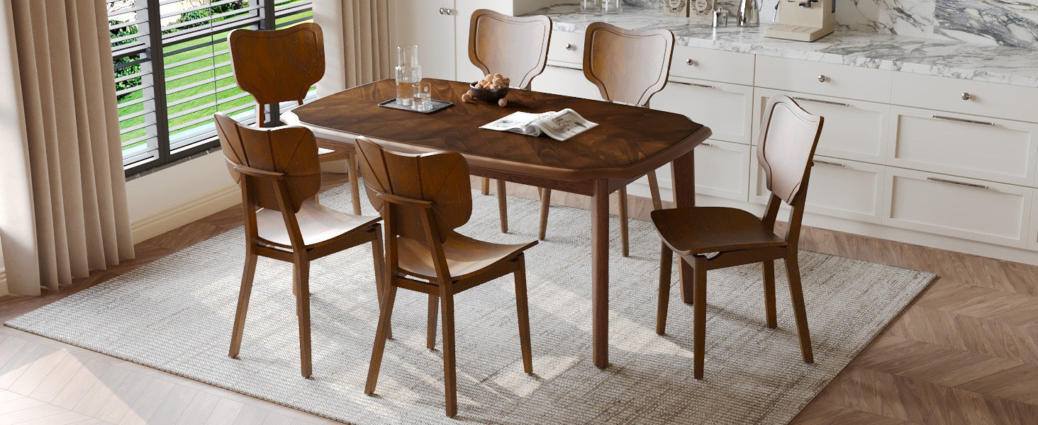 Vintage 7-Pc Dining Set, Espresso