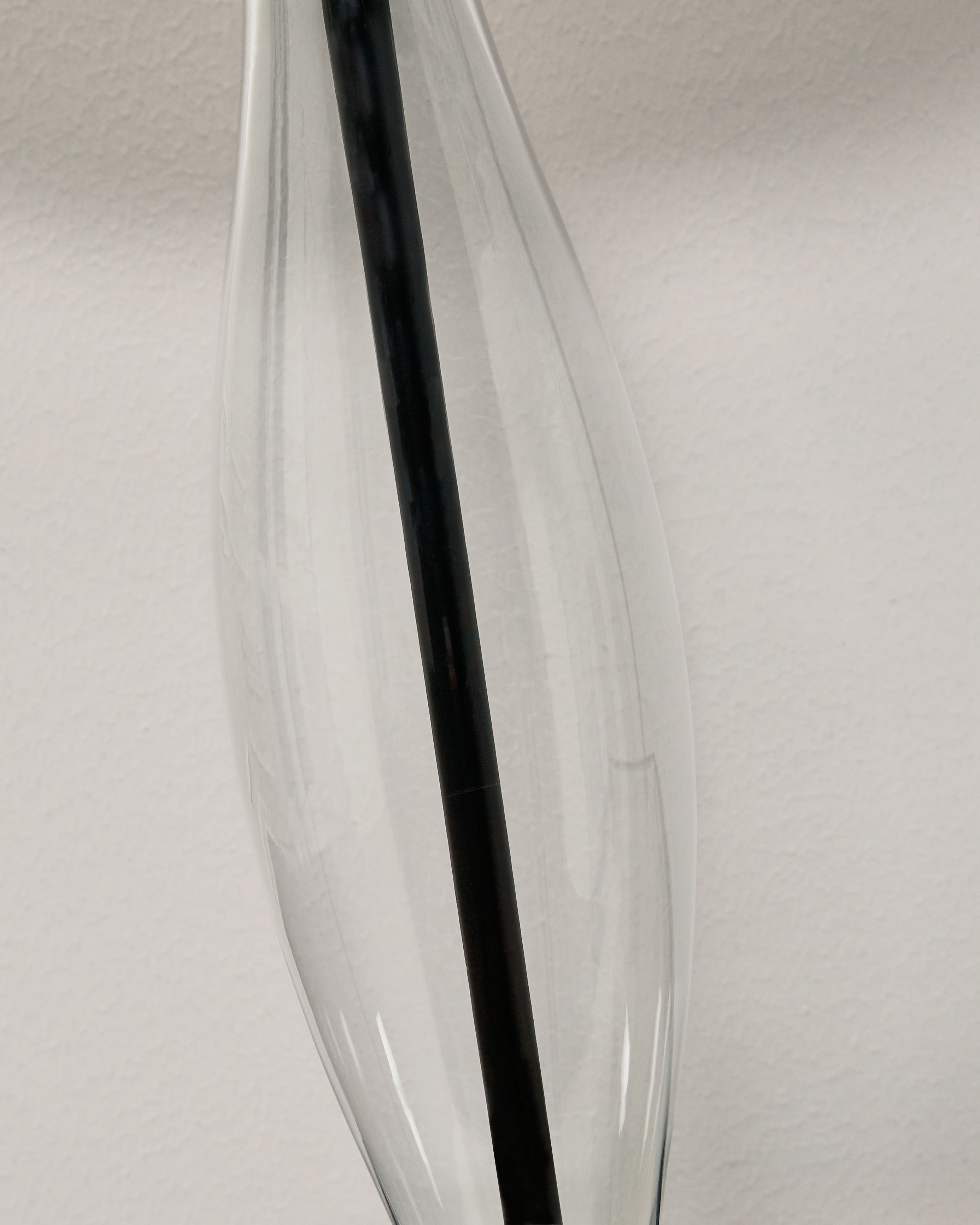 Travisburg  Clear / Black - Glass Table Lamp (Set of 2)