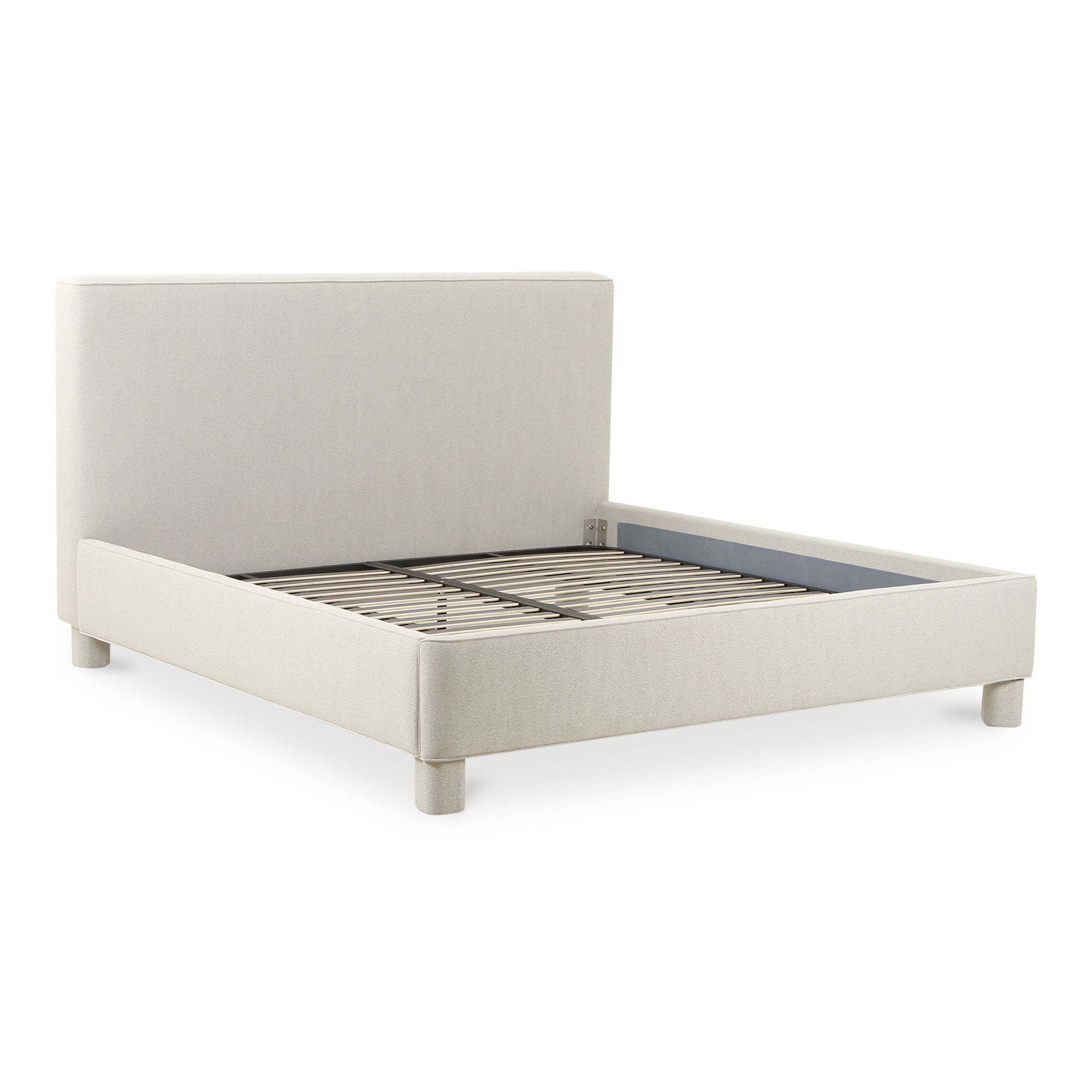 Ichigo - King Bed - Light Gray