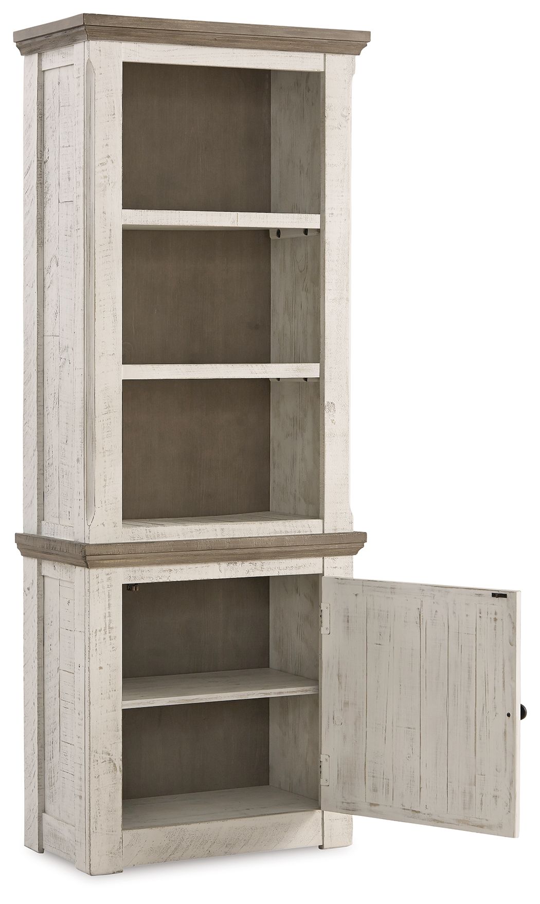Havalance - Right Pier Cabinet - Brown / Beige