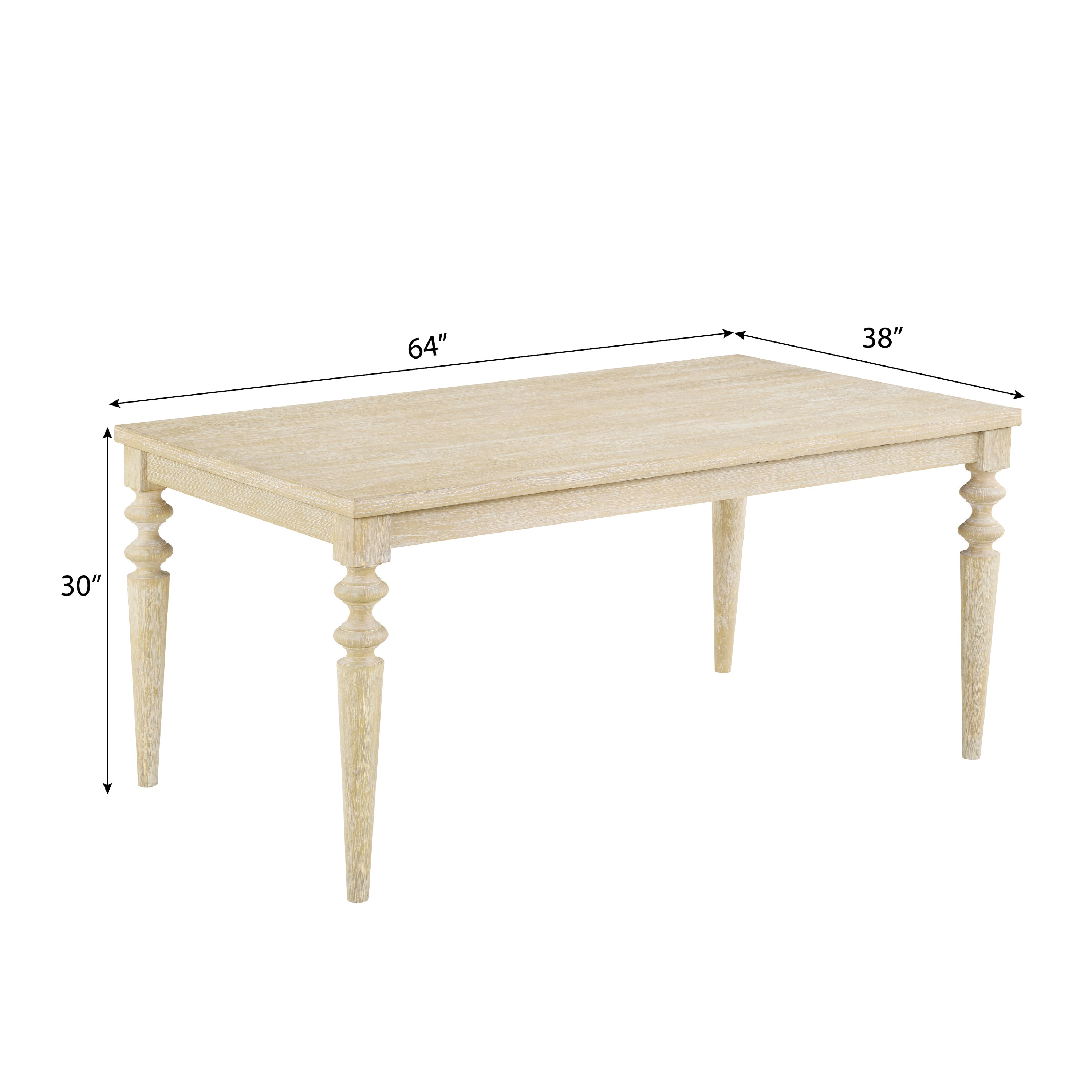 Amonia 7-Pc Dining Set w/ Tufted Chairs