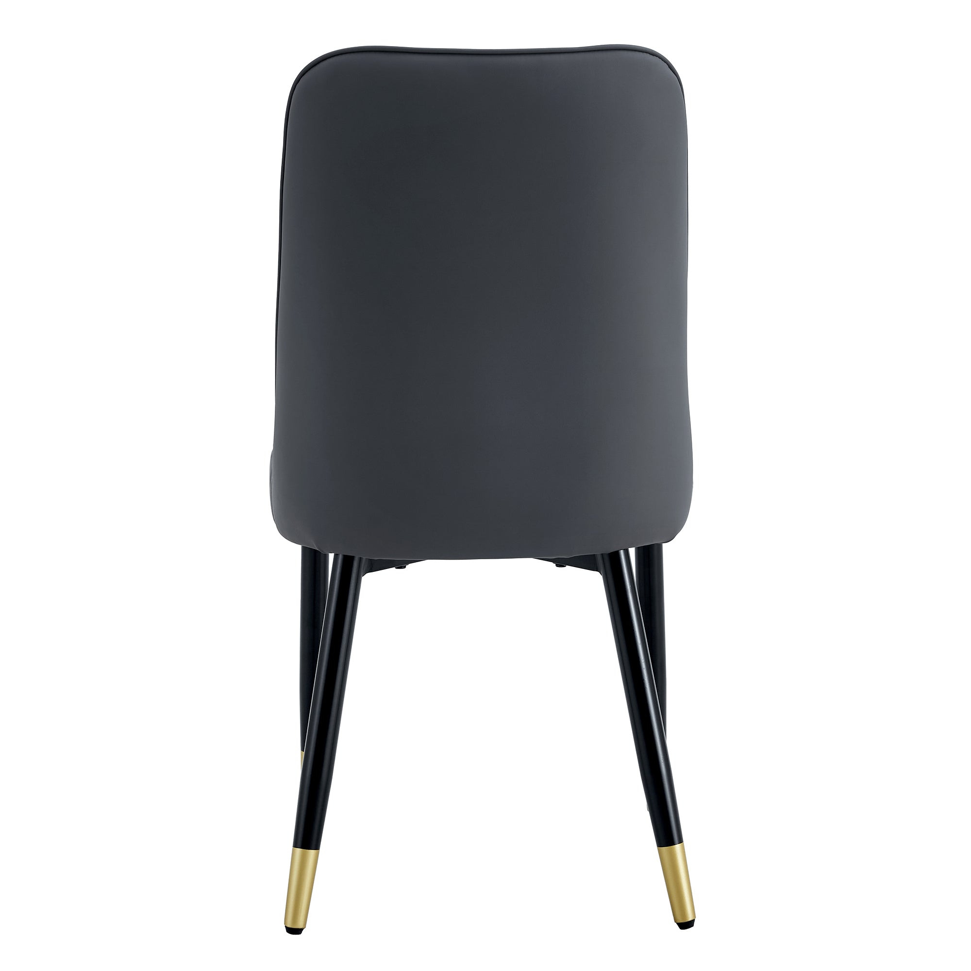 Black Marble Dining Table Set for 6