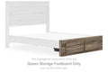 Elbrim - Queen Storage Footboard - Brown