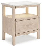 Cadmori - One Drawer Night Stand - Two-Tone