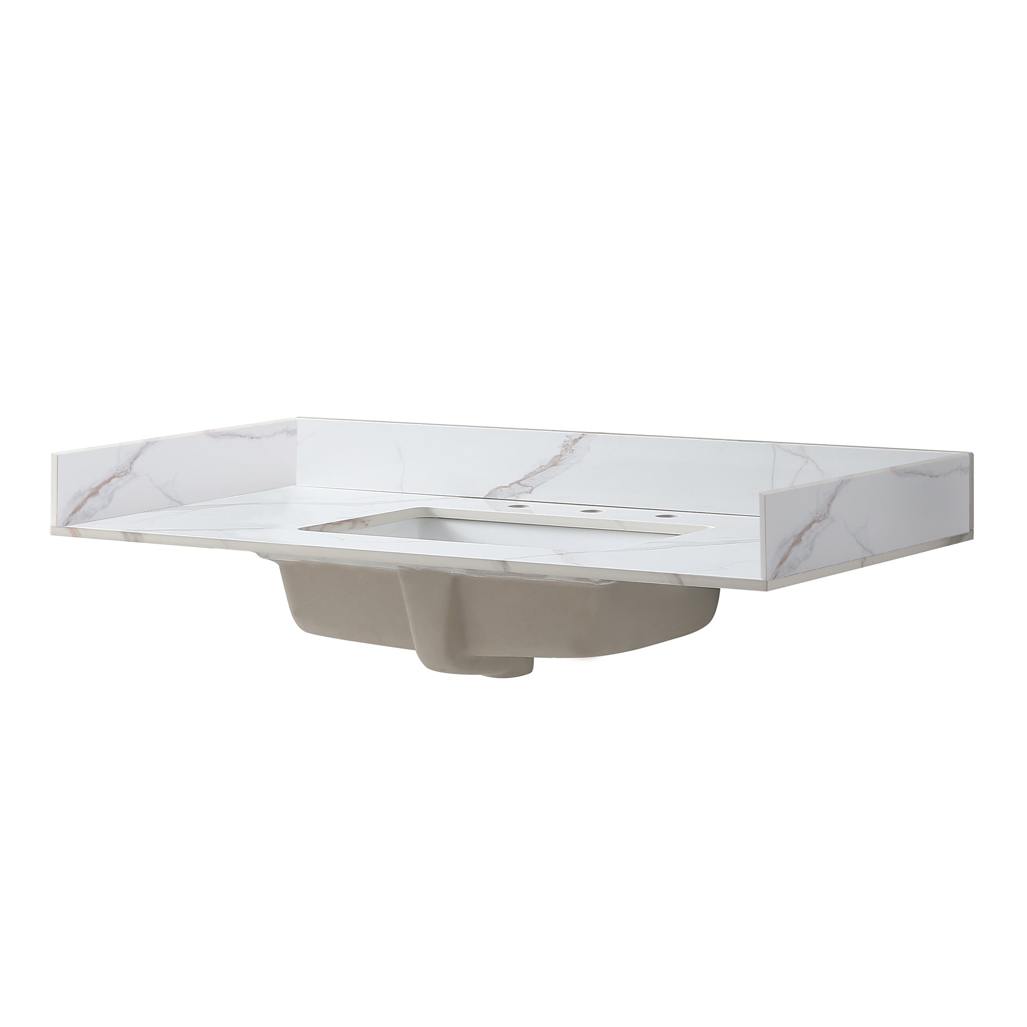 Carrara Gold Vanity Top w/ Side Splash
