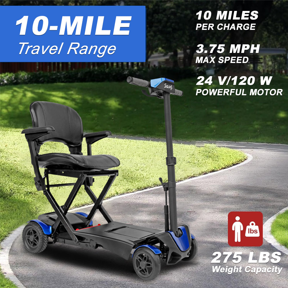 SOLAX Foldable Electric Mobility Scooter - Seniors