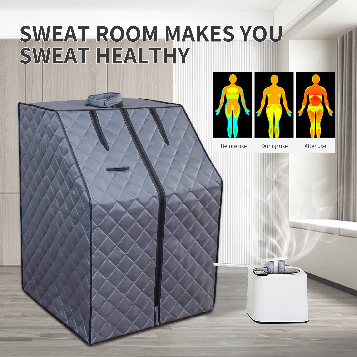 Sojourner Portable Sauna - Home Steam Sauna