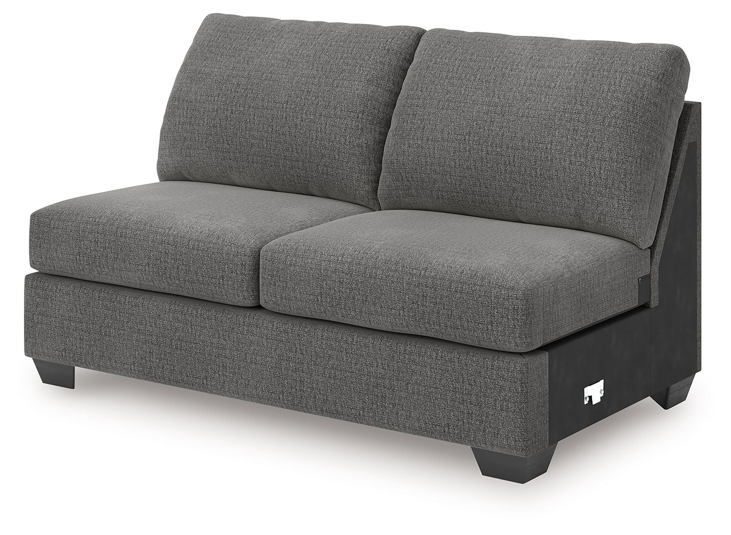 Seyler Lane - Greystone - Armless Loveseat