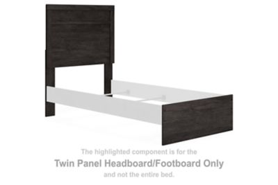 Belachime - Black - Twin Panel Headboard/Footboard