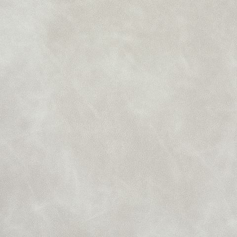 Light fabric swatch with fine grain texture for an upholstered ottoman cover.