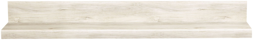 Beige mantel shelf panel