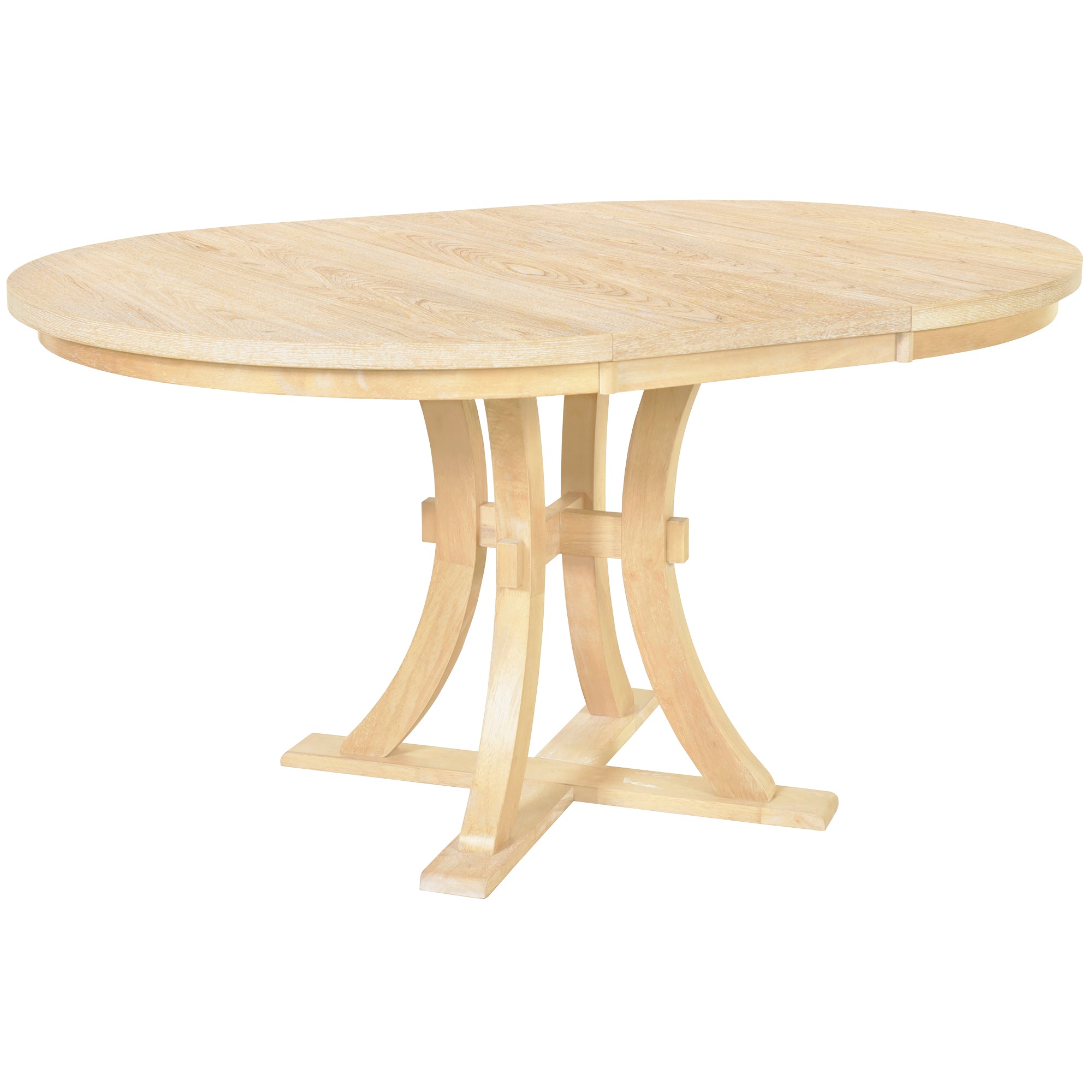 5-Piece Rustic Round Dining Set