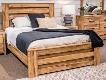 Maystonna - Brown - Queen Panel Rails