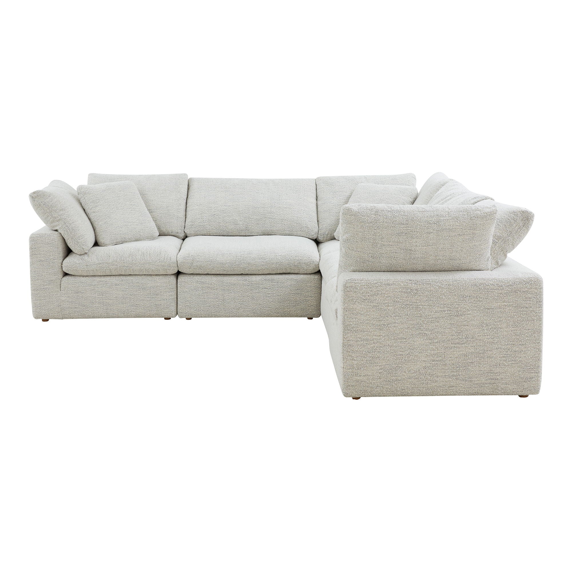 Terra Beige L Modular Sectional - NeverFear™ Stain Resistant