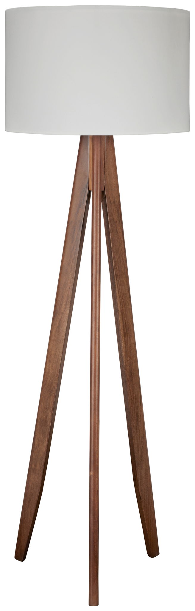 Dallson - Wood Floor Lamp  - Brown