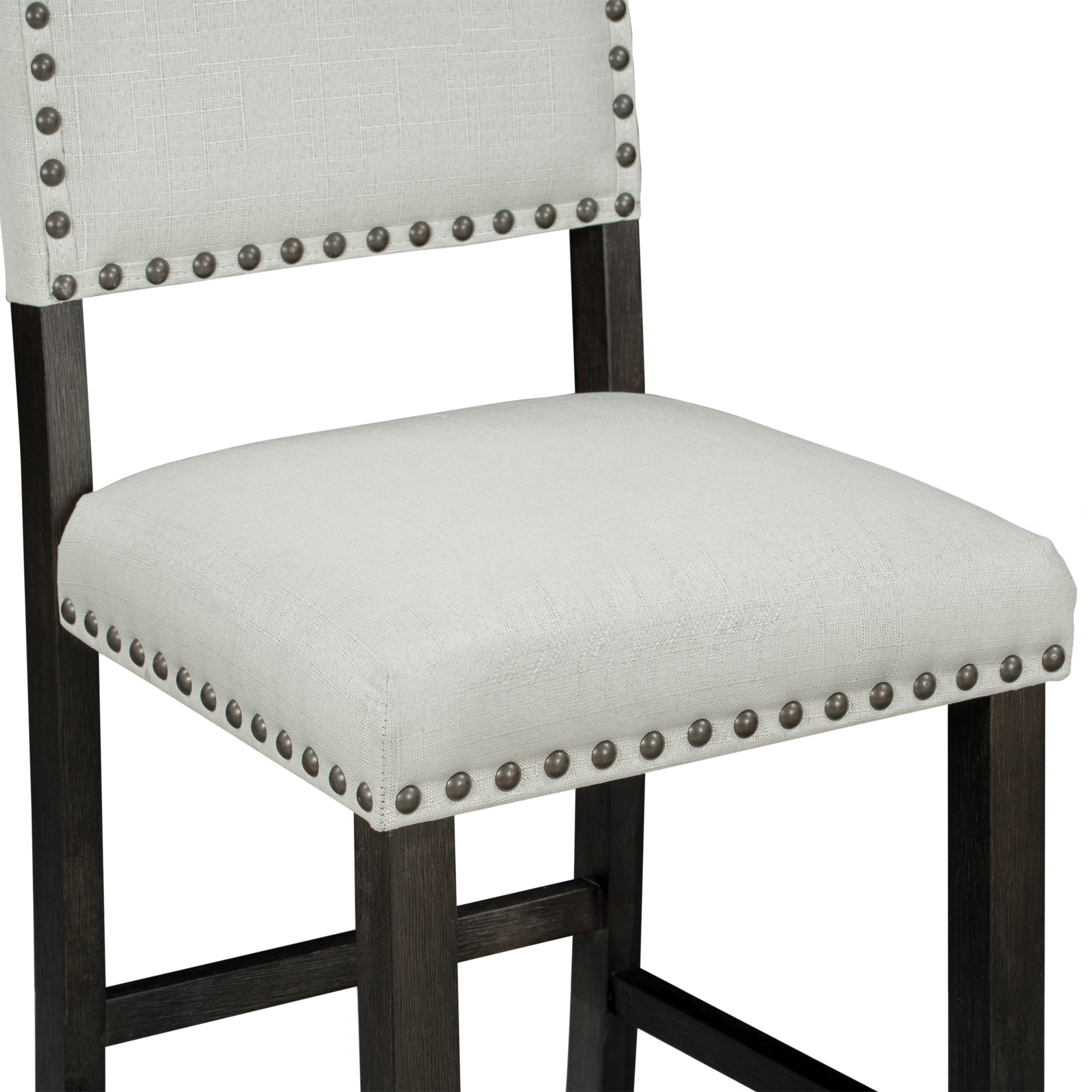 5-Pc Counter Height Dining Set, Espresso/Beige