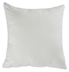 Herston square pillow in light gray with smooth solid fabric