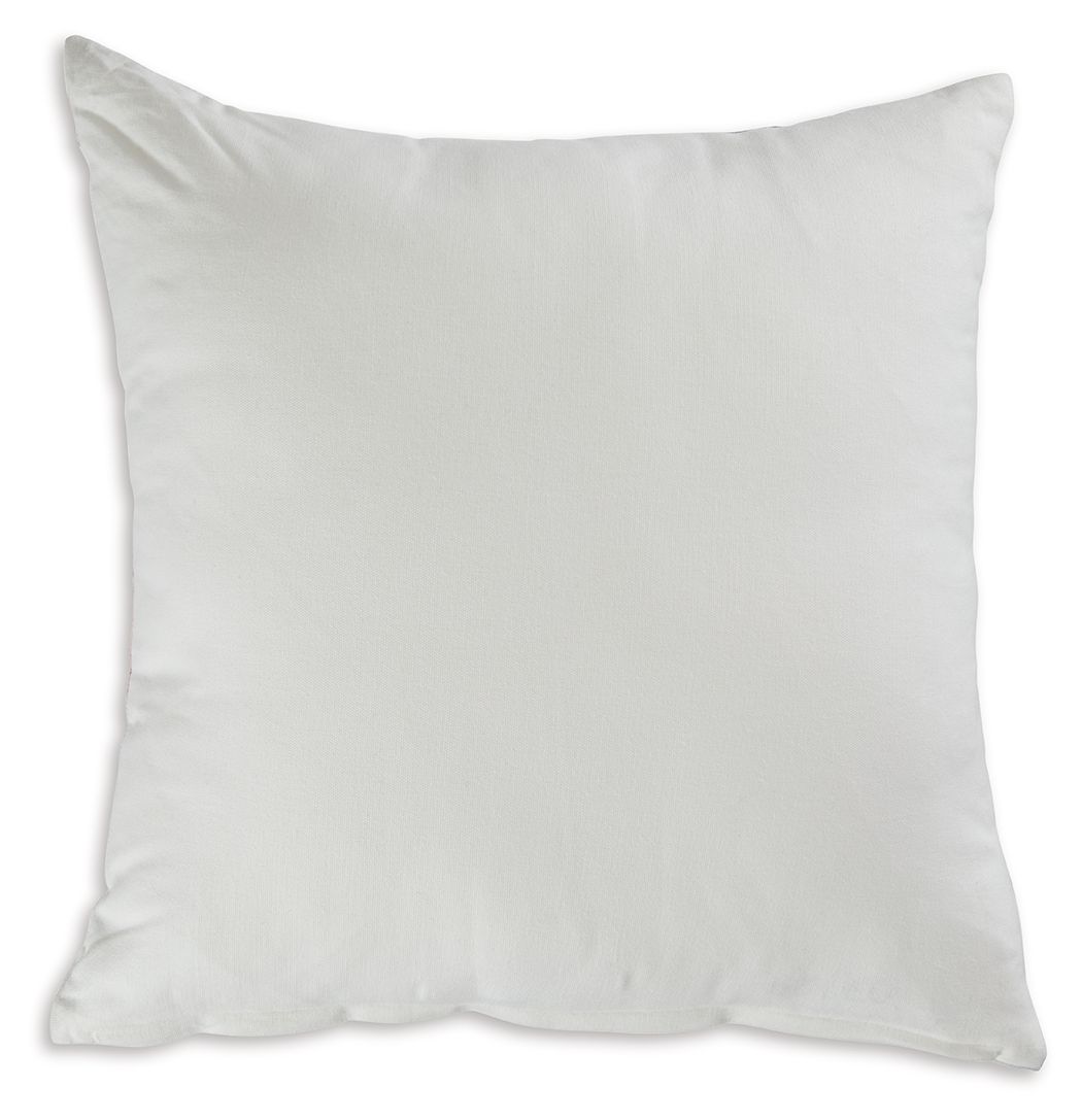 Herston square pillow in light gray with smooth solid fabric