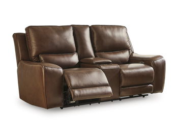 DeepWakes - Power Reclining Loveseat / Console / Adjustable Headrest