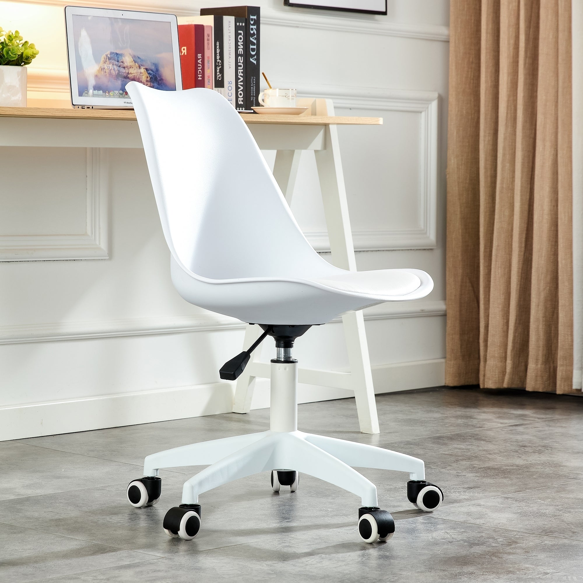 Modern Home Office Desk Chair, Adjustable 360° Swivel